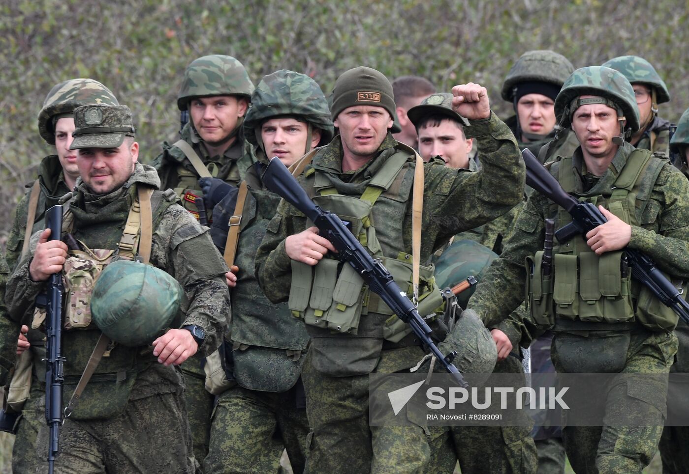 DPR Russia Ukraine Military Operation Partial Mobilisation Training