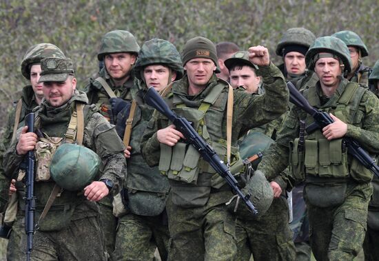 DPR Russia Ukraine Military Operation Partial Mobilisation Training