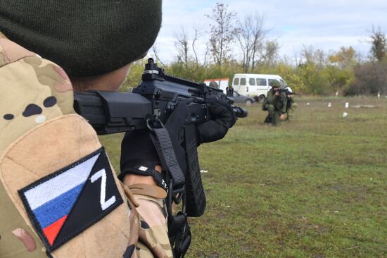 DPR Russia Ukraine Military Operation Partial Mobilisation Training