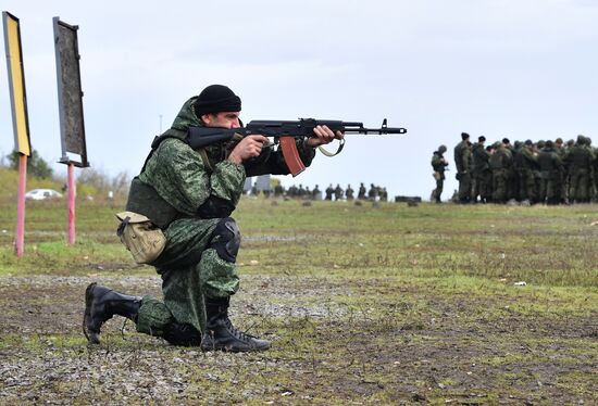 DPR Russia Ukraine Military Operation Partial Mobilisation Training