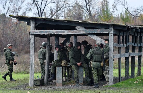 DPR Russia Ukraine Military Operation Partial Mobilisation Training