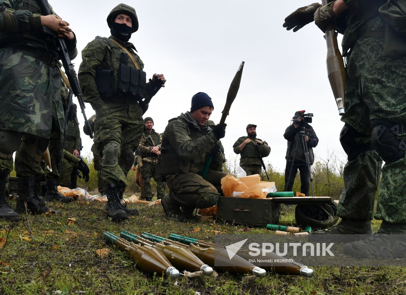 DPR Russia Ukraine Military Operation Partial Mobilisation Training