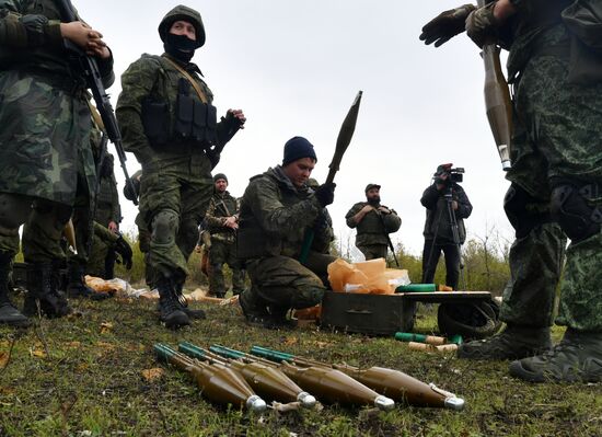 DPR Russia Ukraine Military Operation Partial Mobilisation Training