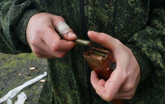 DPR Russia Ukraine Military Operation Partial Mobilisation Training