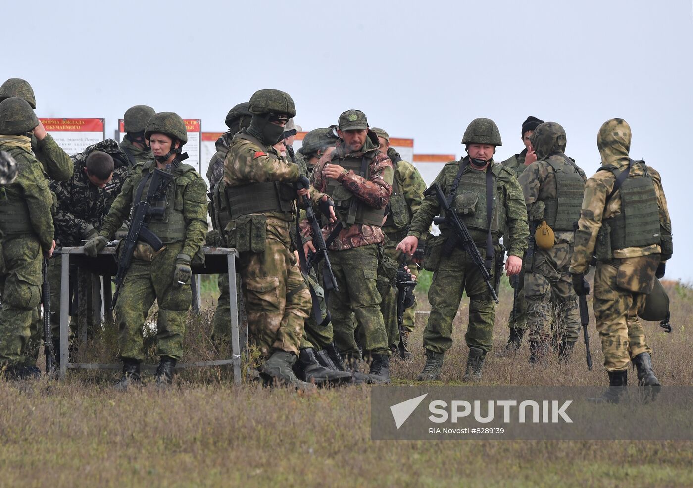 DPR Russia Ukraine Military Operation Partial Mobilisation Training