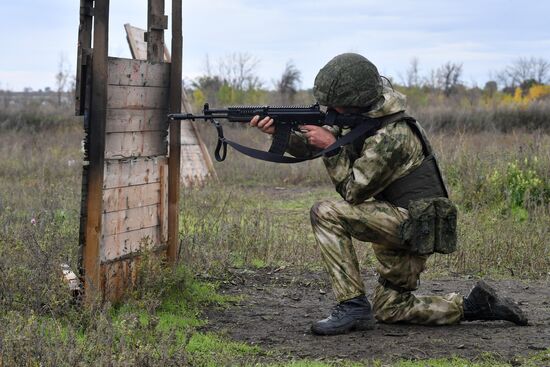 DPR Russia Ukraine Military Operation Partial Mobilisation Training
