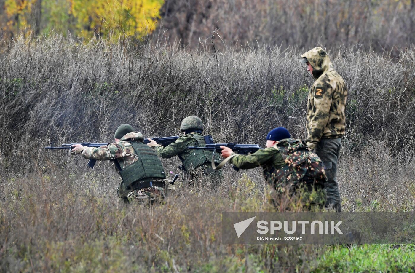 DPR Russia Ukraine Military Operation Partial Mobilisation Training