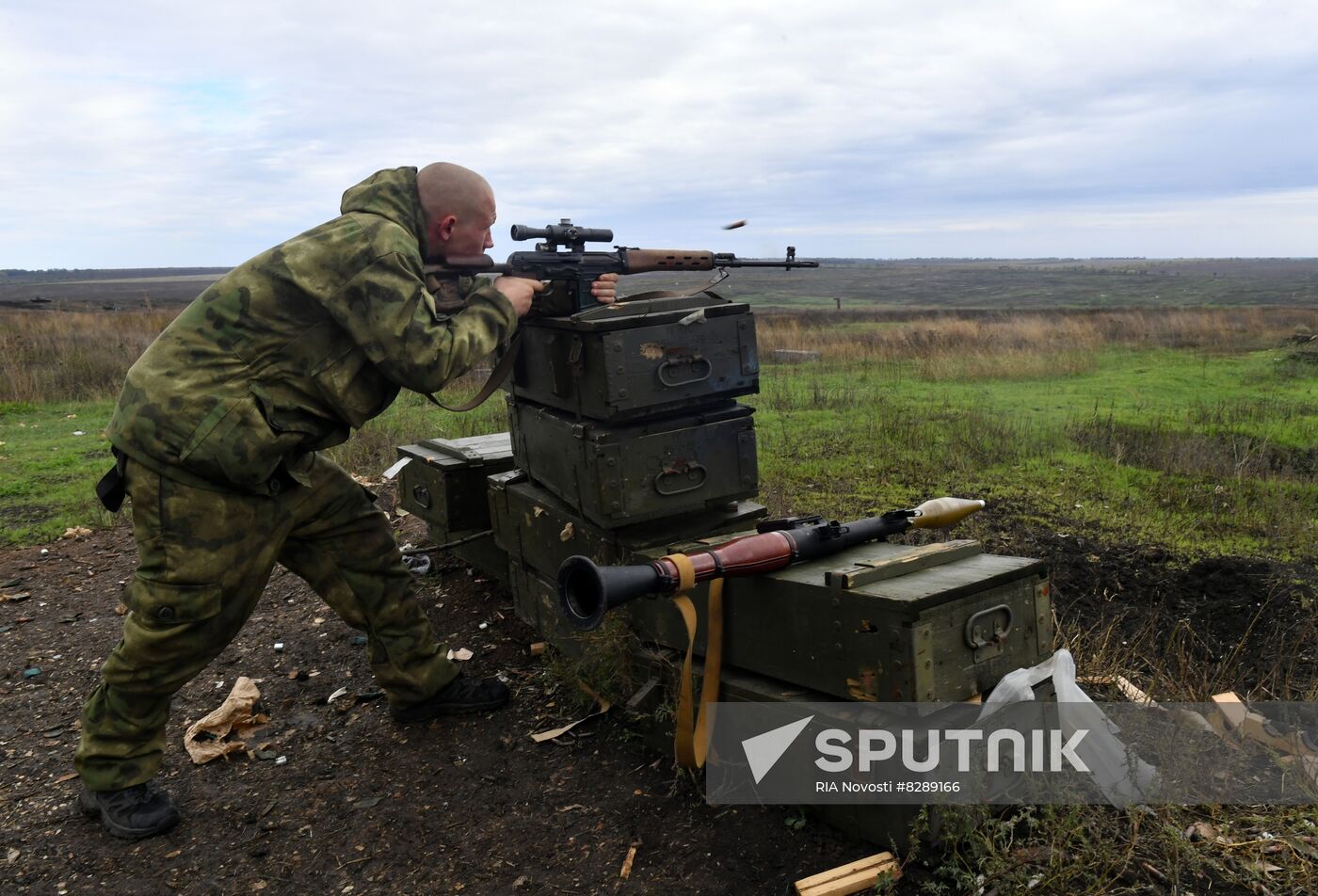 DPR Russia Ukraine Military Operation Partial Mobilisation Training