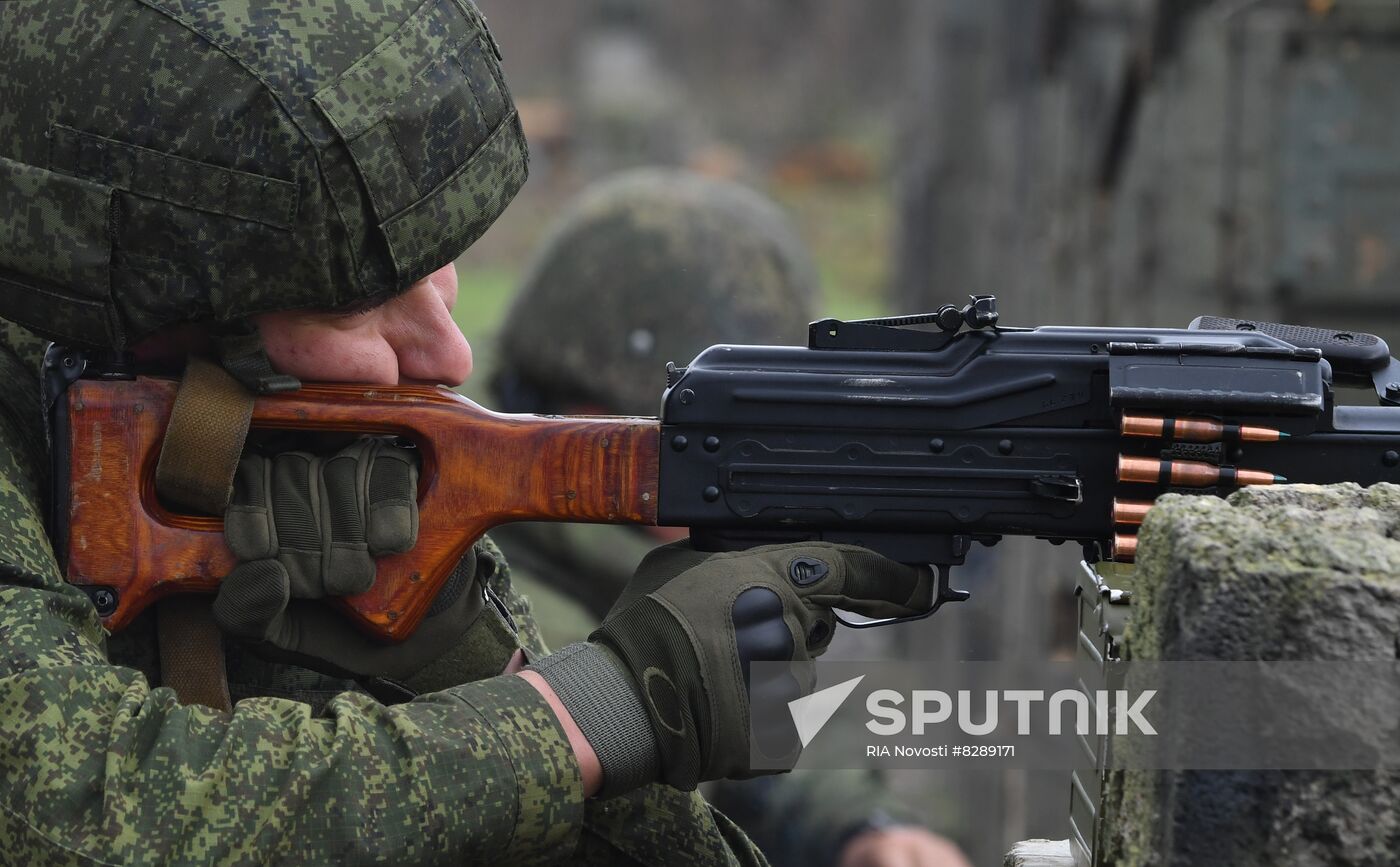 DPR Russia Ukraine Military Operation Partial Mobilisation Training