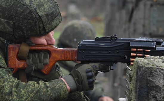 DPR Russia Ukraine Military Operation Partial Mobilisation Training