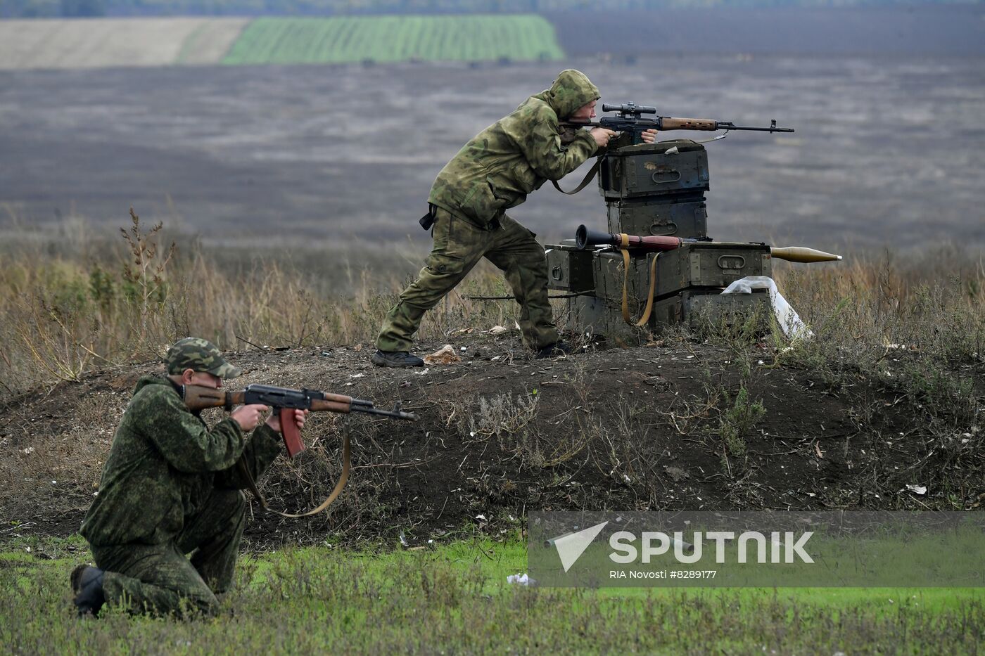 DPR Russia Ukraine Military Operation Partial Mobilisation Training