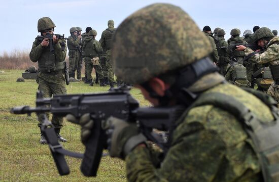 DPR Russia Ukraine Military Operation Partial Mobilisation Training