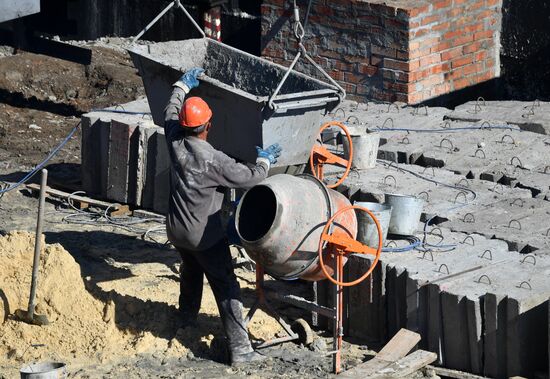 Russia Ukraine Military Operation Residential Construction
