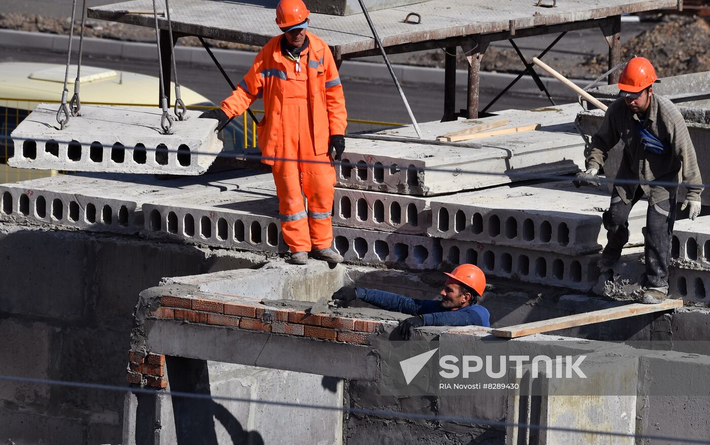 Russia Ukraine Military Operation Residential Construction