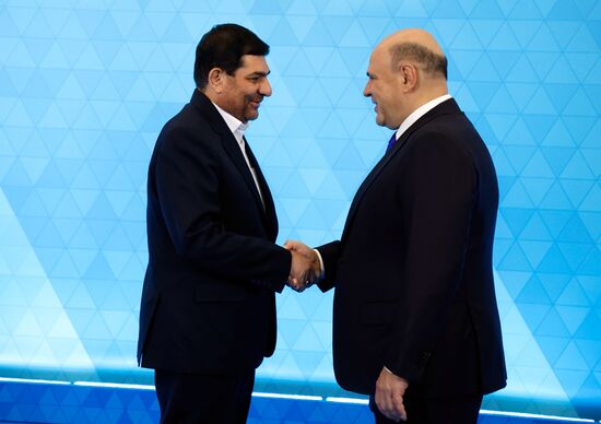 Russia Mishustin Caspian Economic Forum