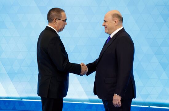 Russia Mishustin Caspian Economic Forum