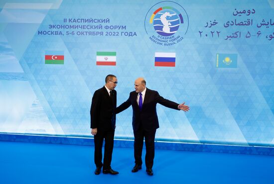 Russia Mishustin Caspian Economic Forum