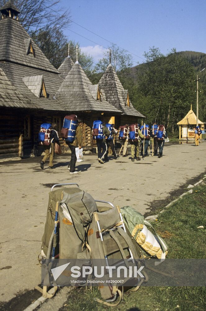 Cis-Carpathian resort in Yaremche