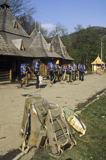 Cis-Carpathian resort in Yaremche