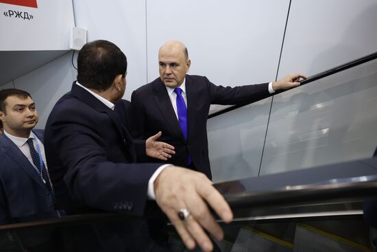Russia Mishustin Caspian Economic Forum