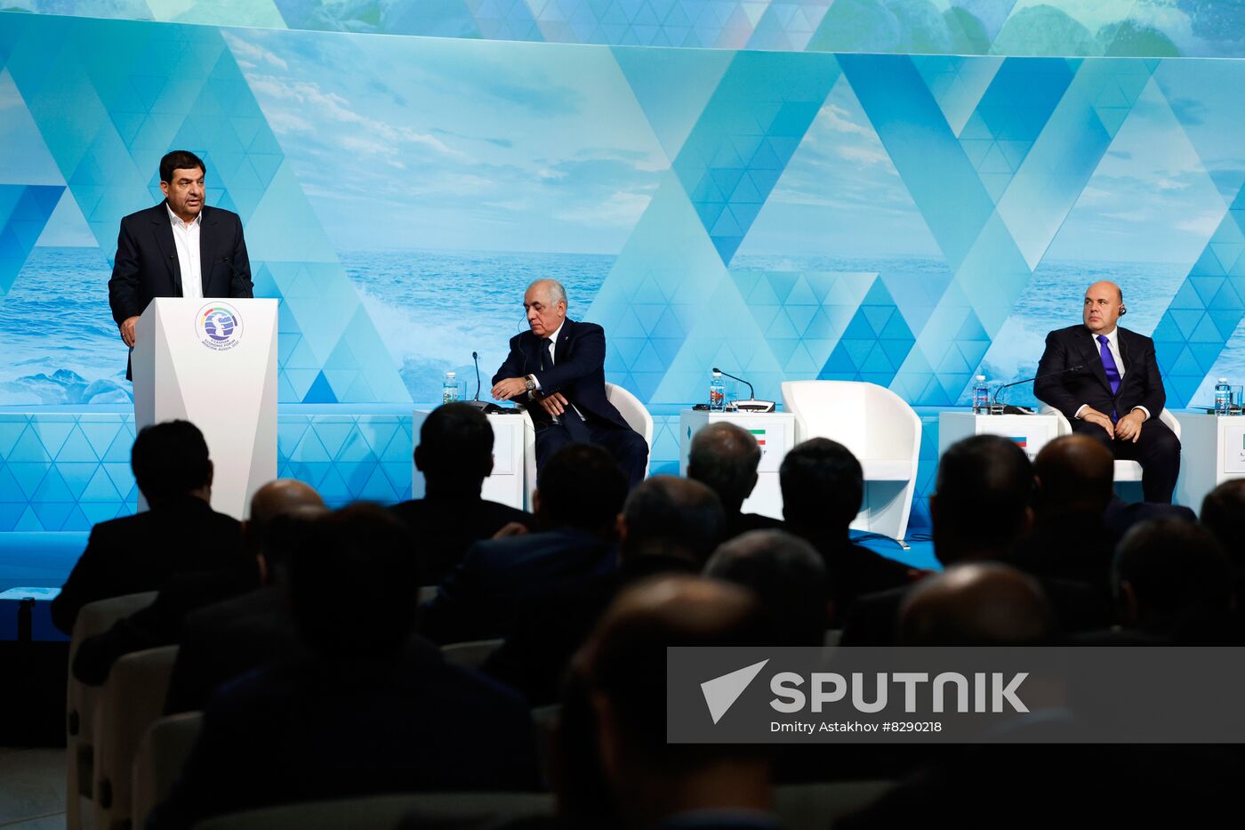 Russia Mishustin Caspian Economic Forum