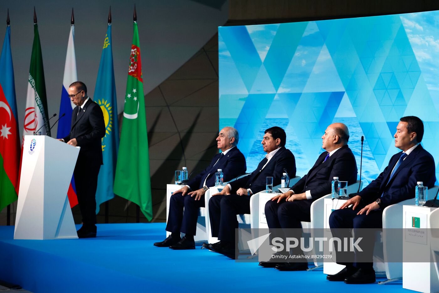Russia Mishustin Caspian Economic Forum