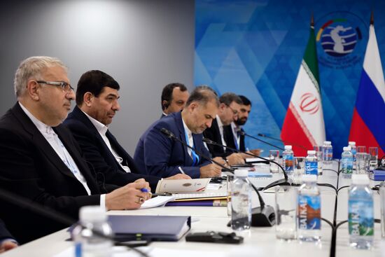 Russia Mishustin Caspian Economic Forum