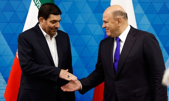 Russia Mishustin Caspian Economic Forum