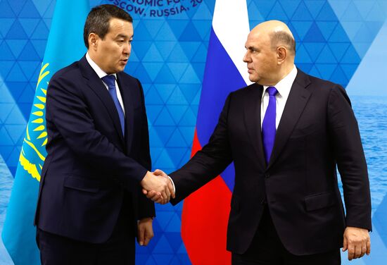 Russia Mishustin Caspian Economic Forum