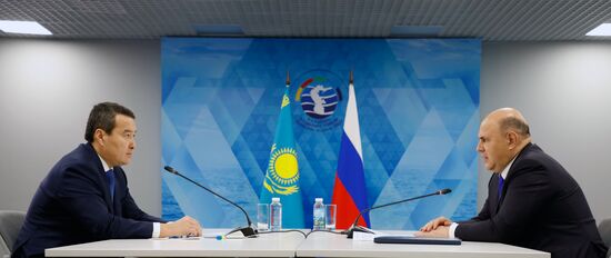 Russia Mishustin Caspian Economic Forum
