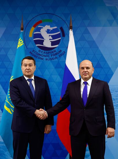 Russia Mishustin Caspian Economic Forum