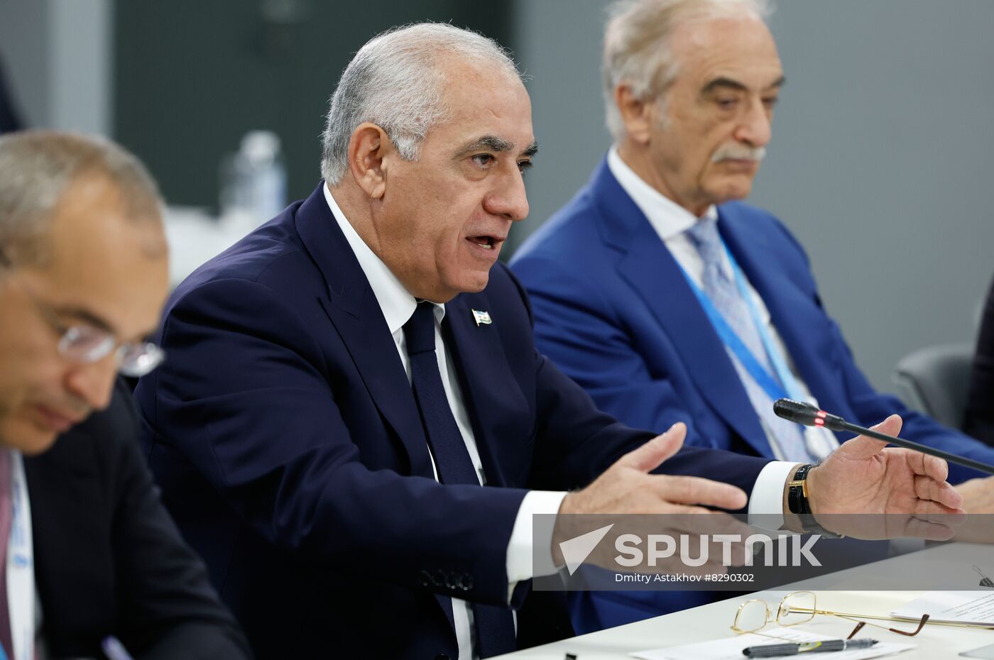Russia Mishustin Caspian Economic Forum