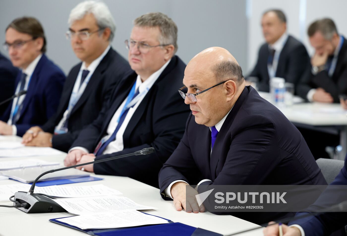 Russia Mishustin Caspian Economic Forum