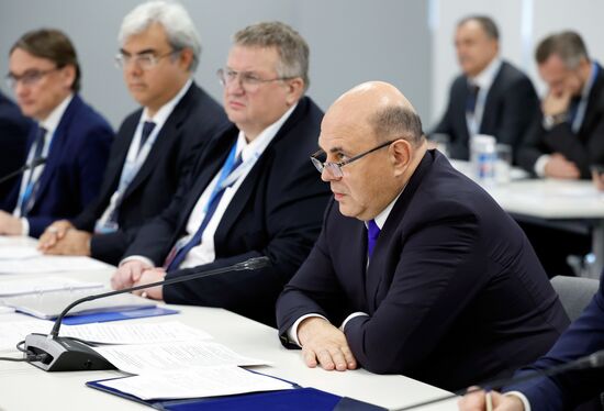 Russia Mishustin Caspian Economic Forum
