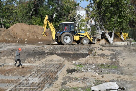 Russia Ukraine Military Operation Construction