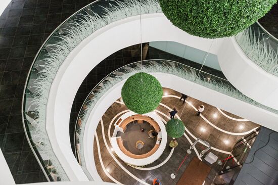 Building of Popov administrative business center, part of Innopolis special economic zone