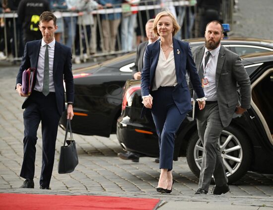 Czech Republic European Political Community Summit Participants Arrival