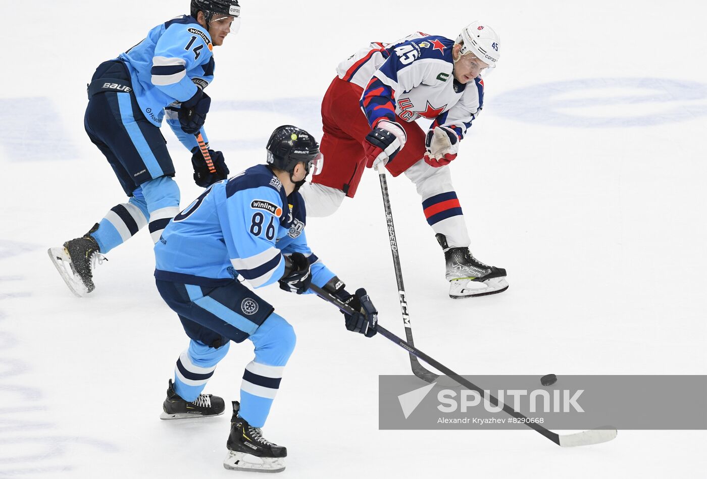 Russia Ice Hockey Kontinental League Sibir - CSKA