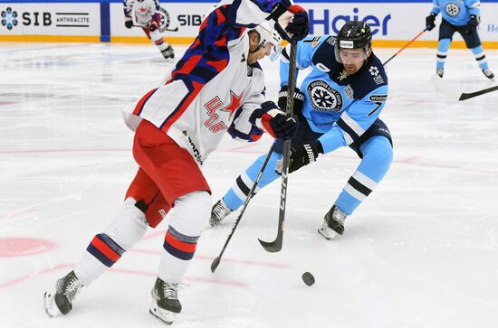 Russia Ice Hockey Kontinental League Sibir - CSKA