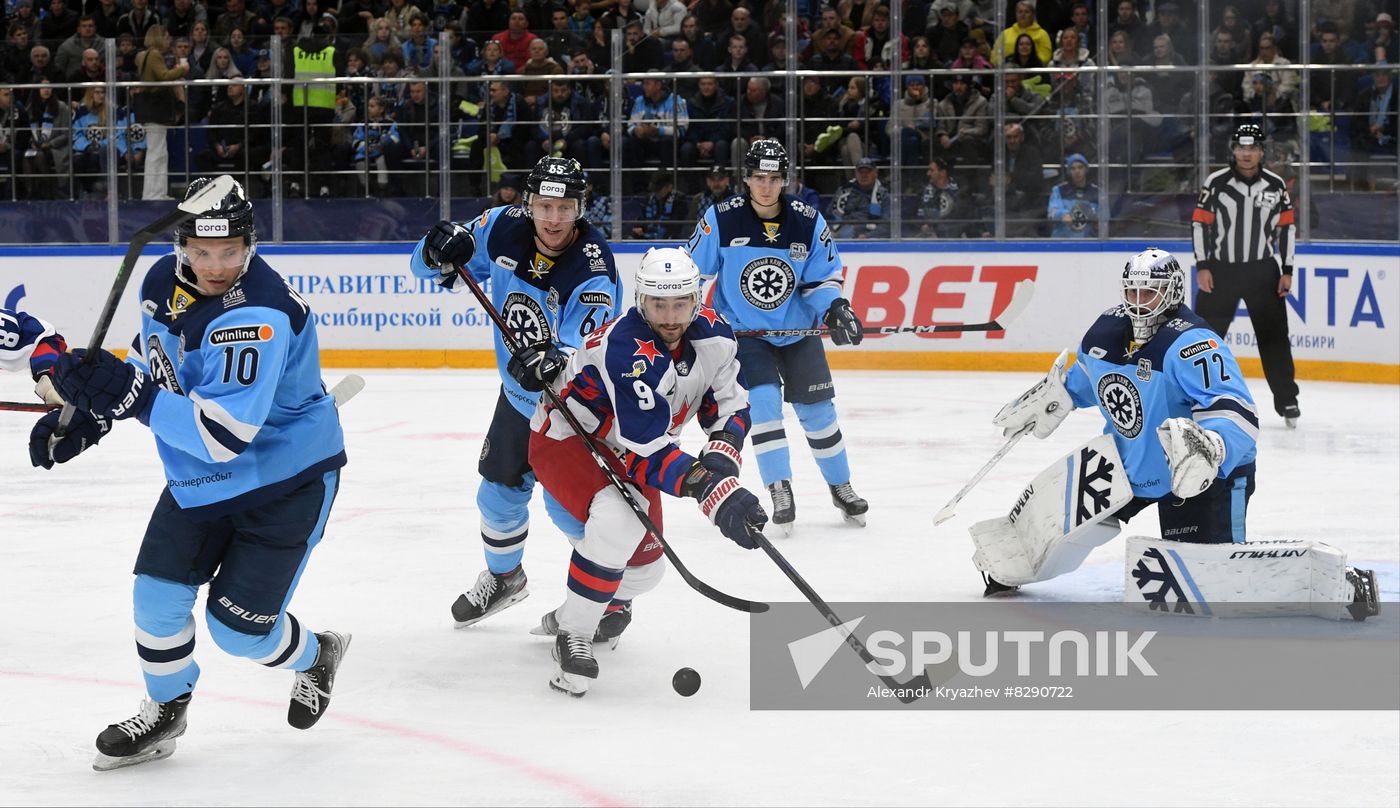 Russia Ice Hockey Kontinental League Sibir - CSKA