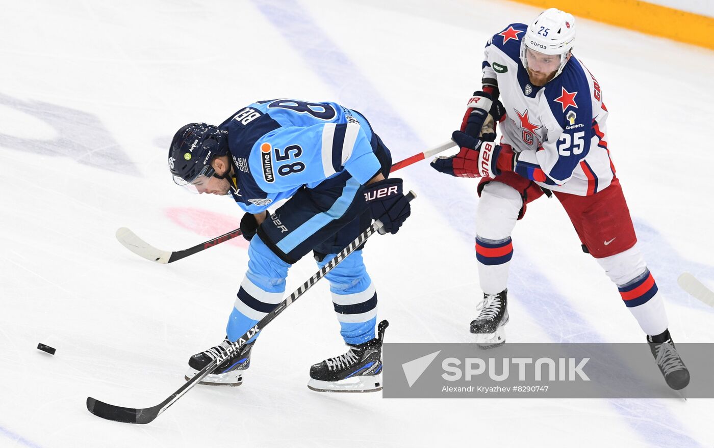 Russia Ice Hockey Kontinental League Sibir - CSKA