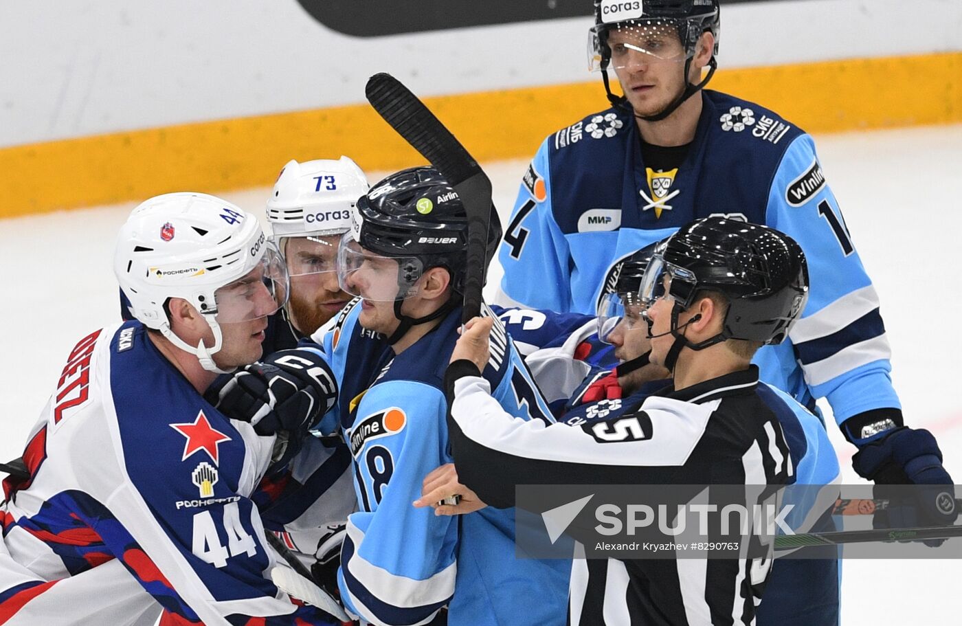 Russia Ice Hockey Kontinental League Sibir - CSKA