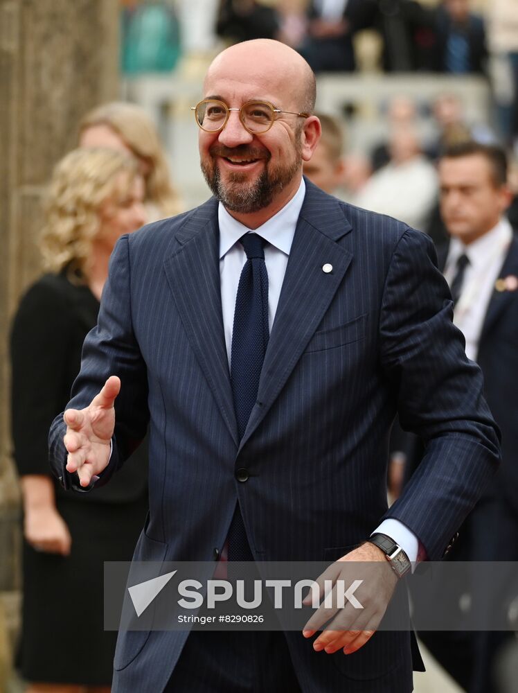 Czech Republic European Political Community Summit Participants Arrival