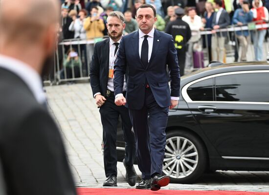 Czech Republic European Political Community Summit Participants Arrival