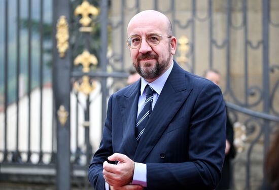 Czech Republic European Political Community Summit Arrival