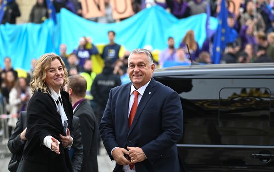 Czech Republic European Political Community Summit Arrival