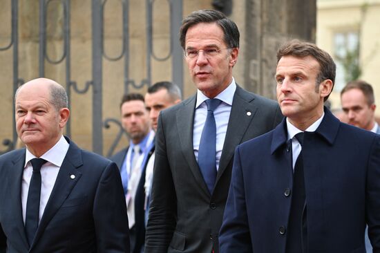 Czech Republic European Political Community Summit Arrival