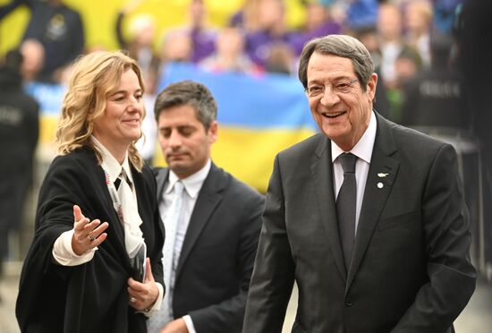 Czech Republic European Political Community Summit Arrival