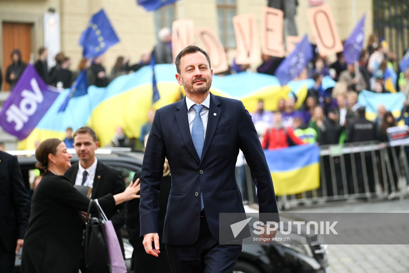 Czech Republic European Political Community Summit Arrival