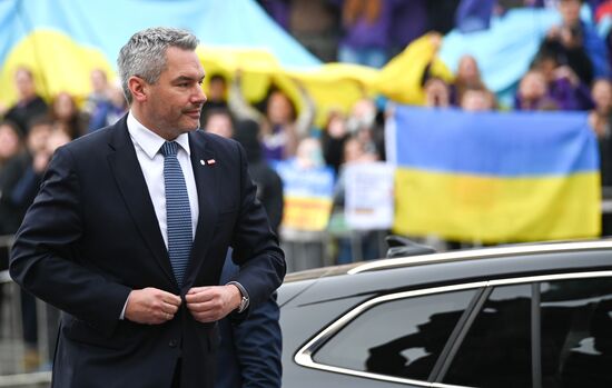 Czech Republic European Political Community Summit Arrival